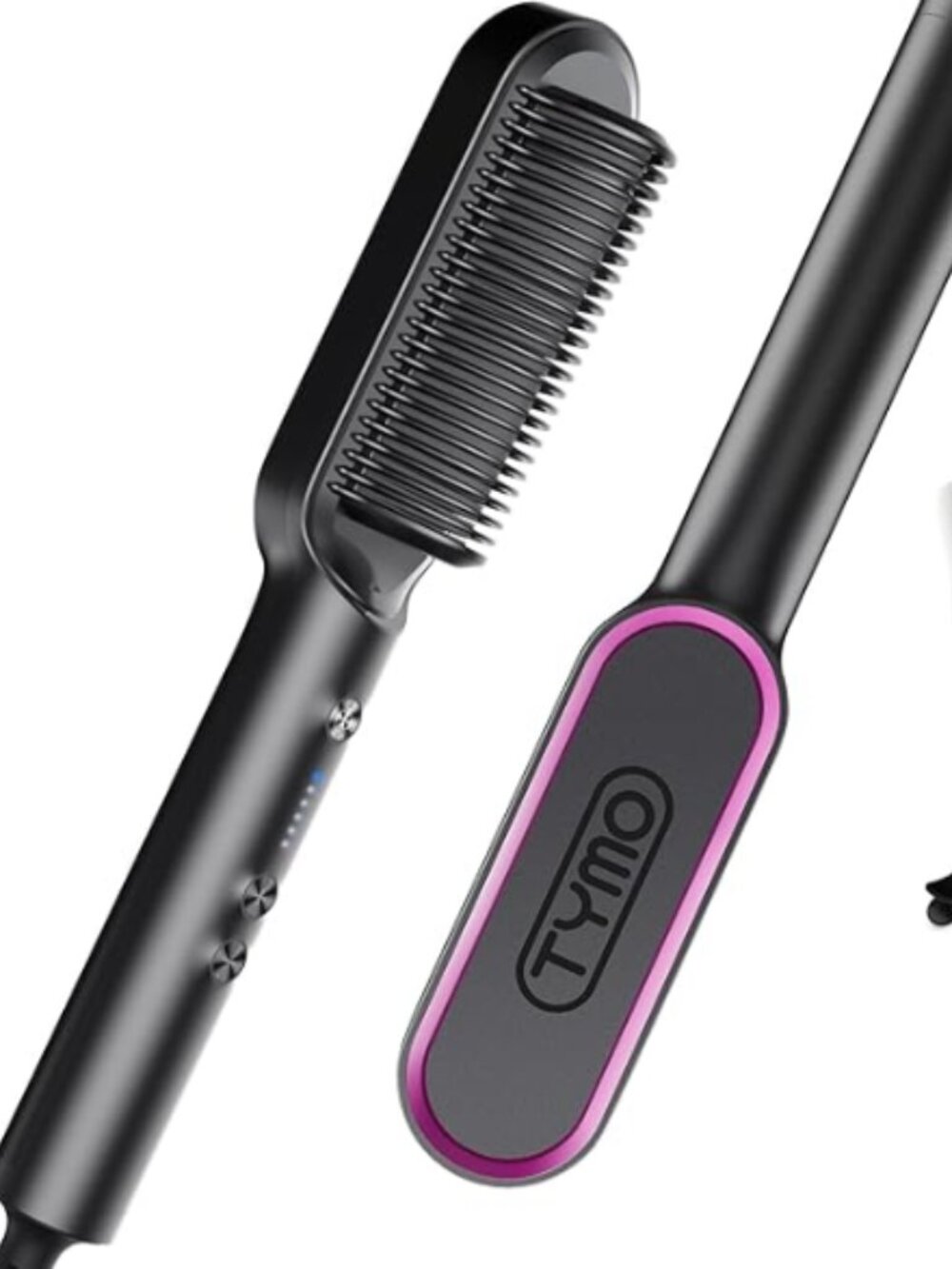 Hair Straightener Brush, TYMO Ring Hair Straightener Comb Straightening Brush